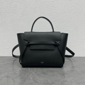 celine celine celine nano belt handbag black leather