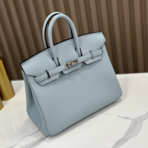 hermes birkin 30 taurillon clemence ciel bag