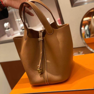 hermes picotin 18 in gold bag