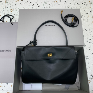 balenciaga rodeo tote bag medium size black 6.webp
