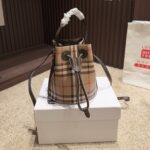 burberry mini vintage check leather satchel bag rp