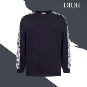dior black sweater cotton oblique