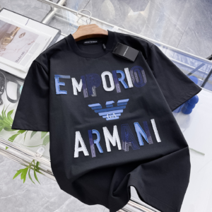 emporio armani embrioded black t shirt 5.webp