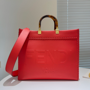 fendi medium sunshine tote red bag 6.webp