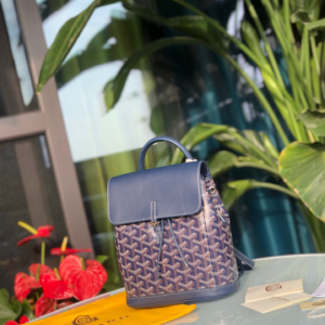 goyard blue alpin mini backpack