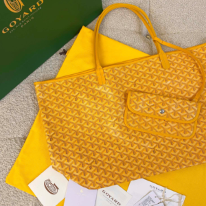 goyard saint louis tote canvas yellow 6.webp