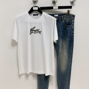 gucci handwritten 1921 printed cotton white t shirt