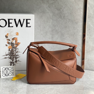 loewe puzzle small brown leather cross body bag 6.webp