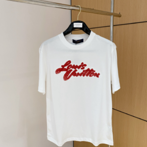 lv embroidered t shirt white 4.webp