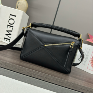 loewe mini puzzle bag leather black 5.webp