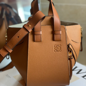 loewe small hammock bag 2024 brown 7.webp