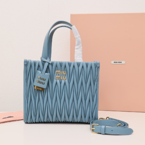 miu miu blue matelasse leather two way bag 5.webp