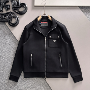 prada logo zip closure jacket 4.webp