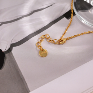 dior tribales earrings and necklace metal white set 3.webp