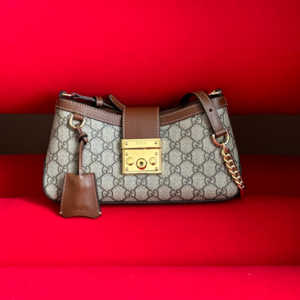gucci padlock shoulder bag brown leather 4.webp