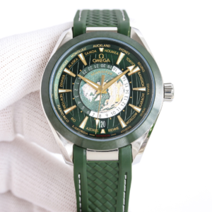 omega green seamaster aqua terra 150m gmt replica