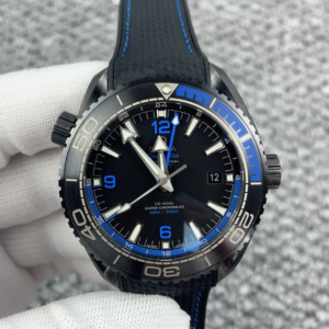 omega seamaster planet ocean gmt deep black 600m replica watch 4.webp