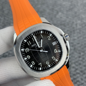 patek philippe aquanaut with orange strap 5167/1a