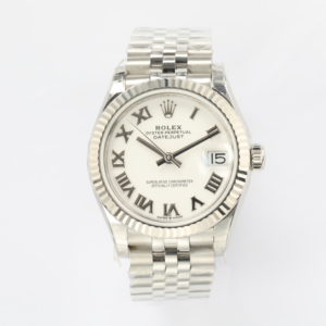 rolex lady datejust 28mm white roman dial jubilee replica 4.webp