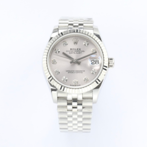 rolex lady datejust automatic silver roman diamond replica 4.webp