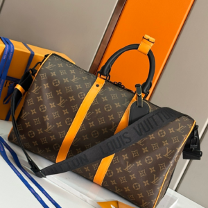 lv keepall bandouliere 55 radiant sun monogram macassar travel bag