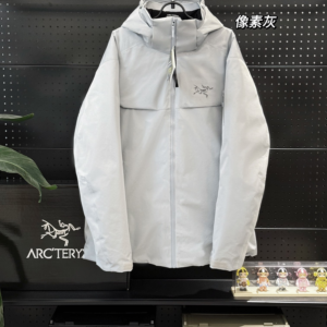 arcteryx macai series down jacket smoky white