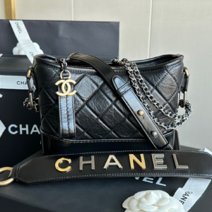 Chanel Gabrielle Small Calfskin Black Bag